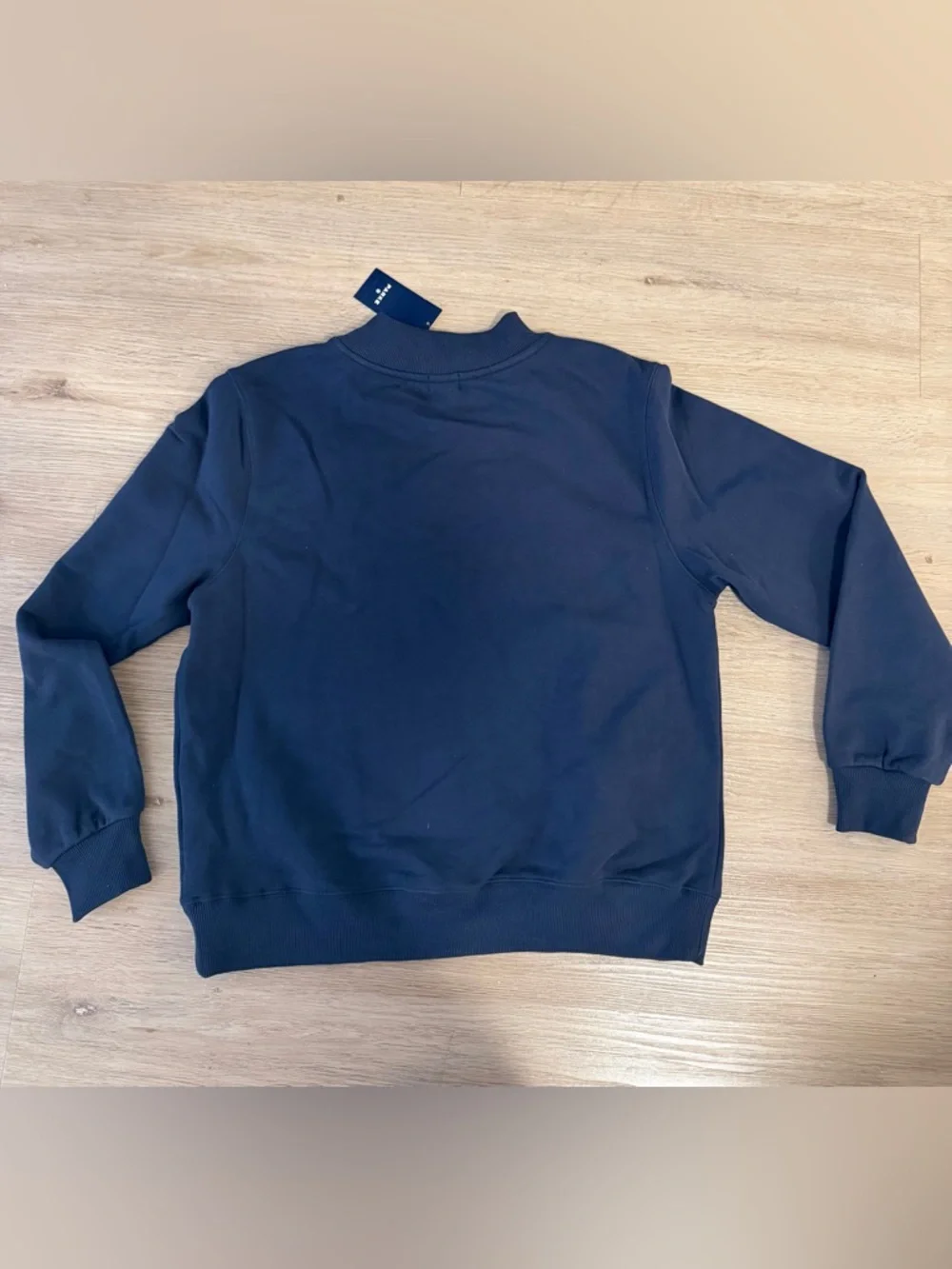 NWT Target x Parke Women’s Navy Sweatshirt with Embroidered Logo - Picture 2 of 4